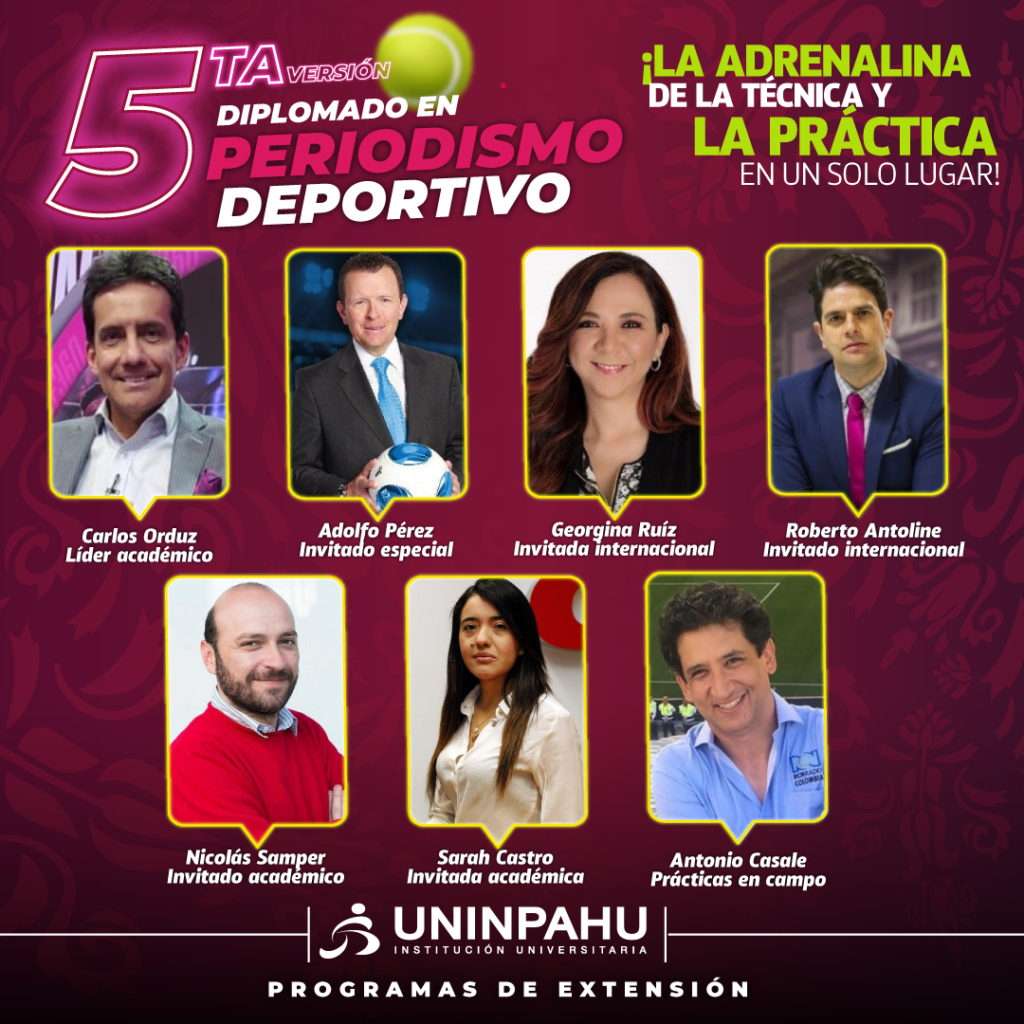 5ta versión Diplomado en periodismo deportivo uninpahu