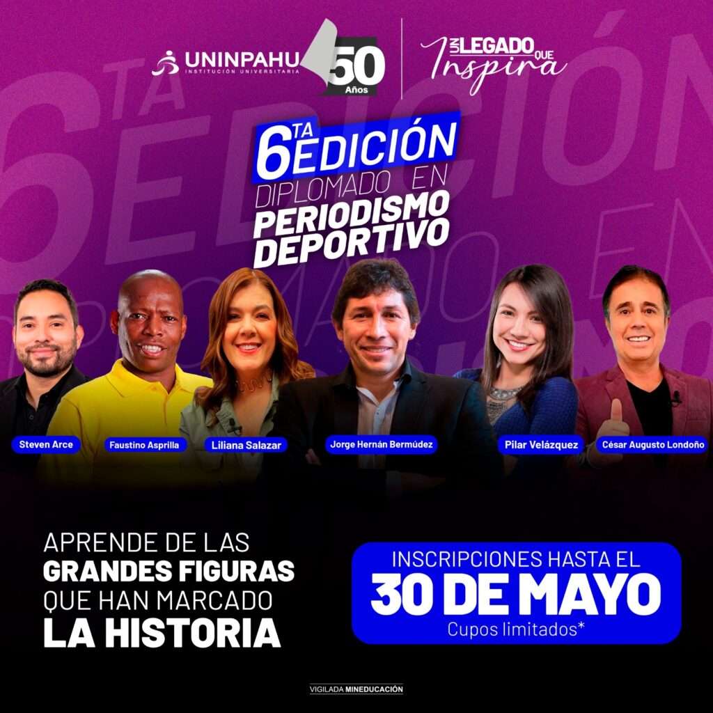 6ta versión Diplomado en periodismo deportivo uninpahu